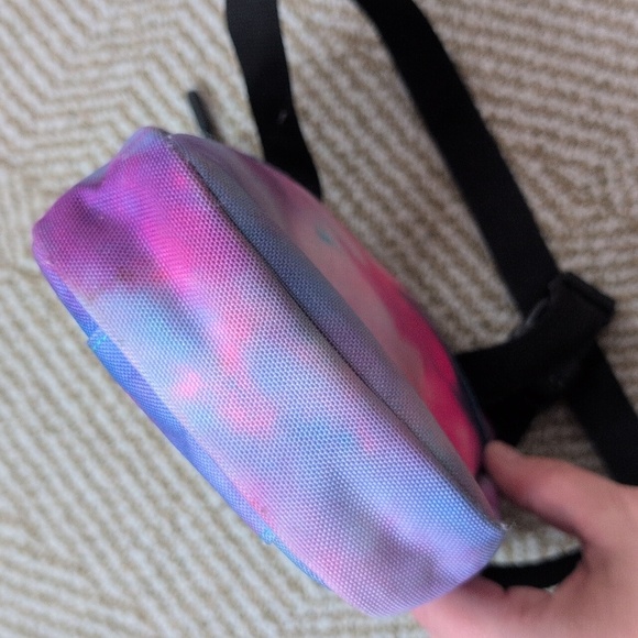 Herschel Supply Company Pink Blue Dreamy Tye Dye Mini Canvas Crossbody Bag - Picture 3 of 8